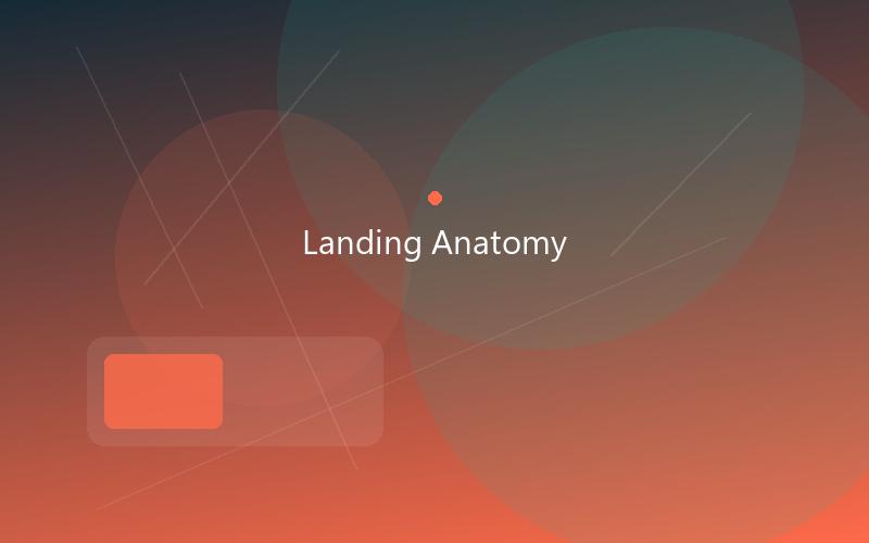 Landing page structure breakdown